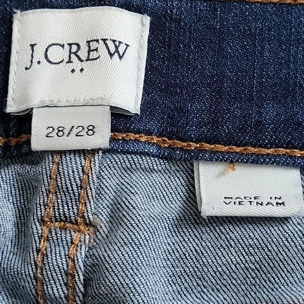 J.Crew Womens Skinny‎ Jeans Medium Wash Blue Denim Size 28 Mid Rise Slim Fit